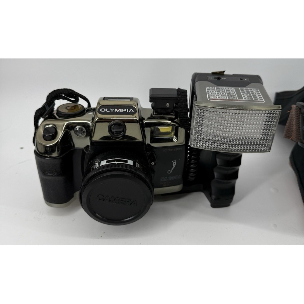 Untested"‎ Olympia DL2000A w/500MM Lens and External Flash
